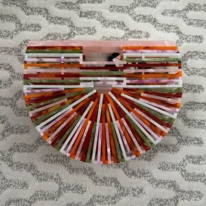 NWT Cult Gaia Multicolor Ark Handbag